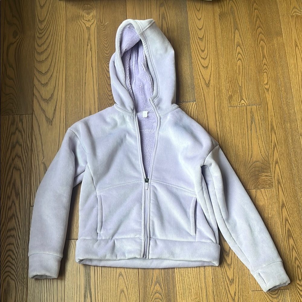 Zella Purple Hooded Jacket Relaxed Fit